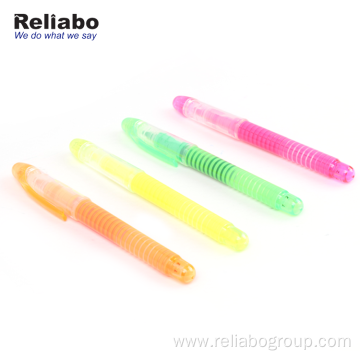 Custom Logo Colorful Student Highlighter Pen